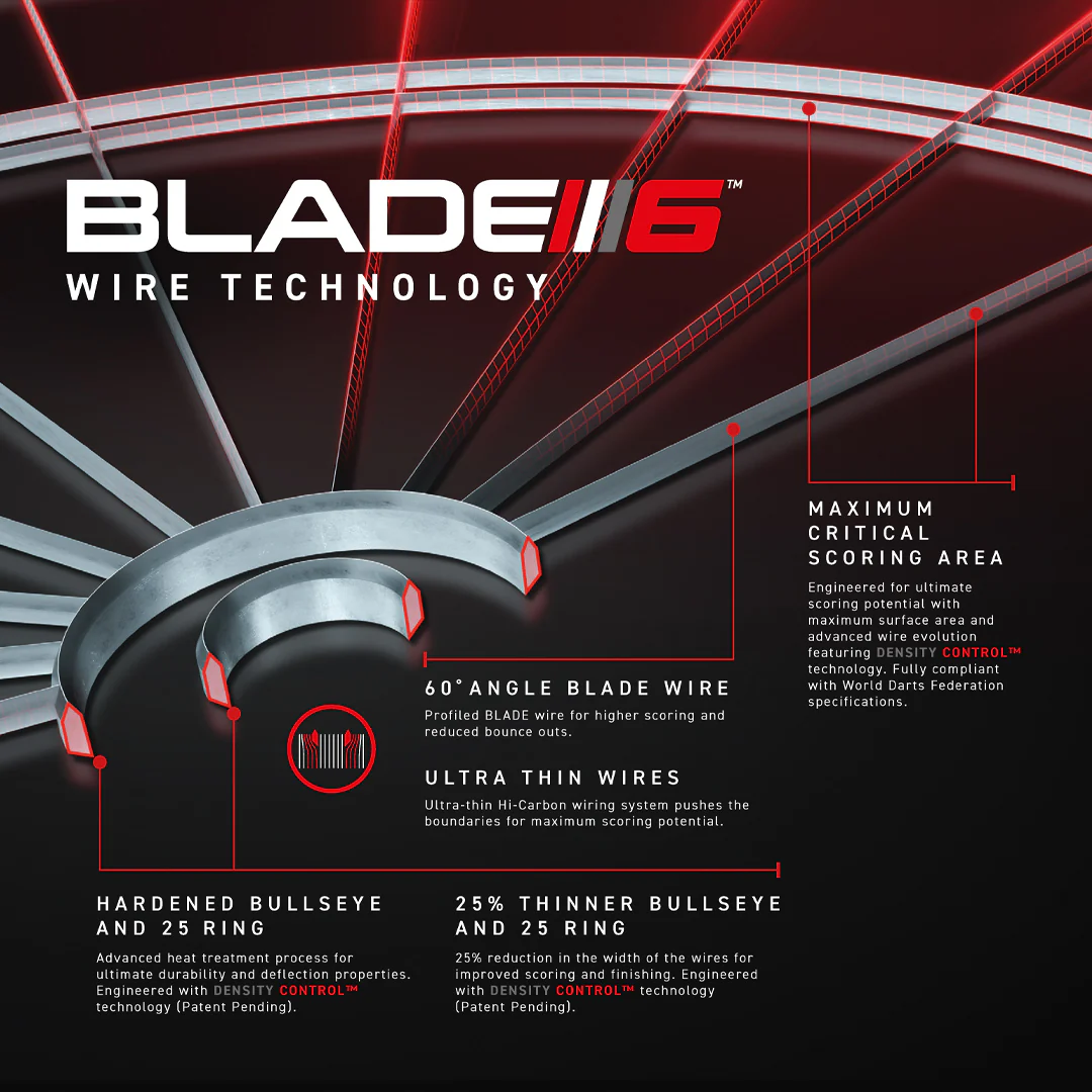BLADE 6 TRIPLE CORE DARTBOARD - Image 4