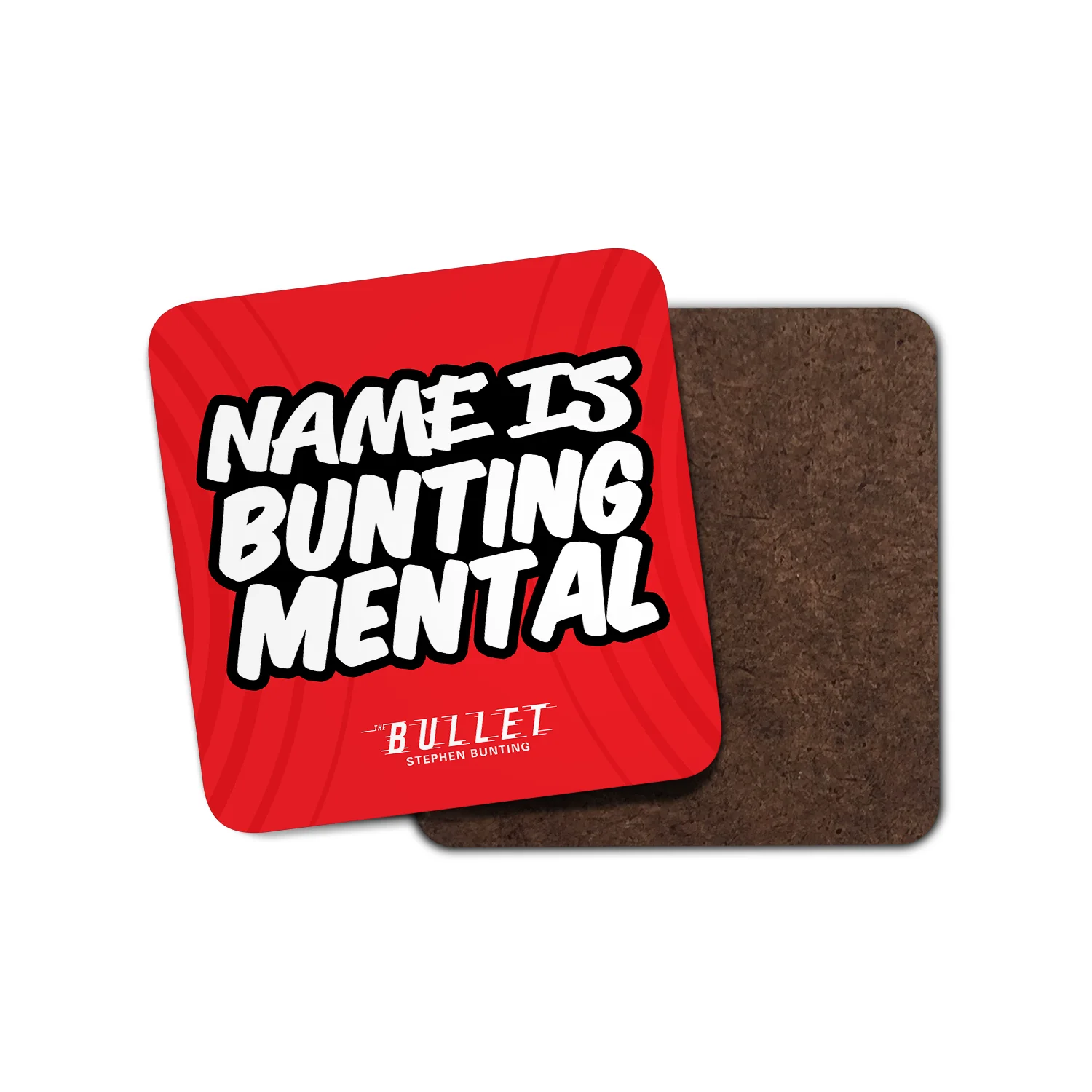 Custom Bunting Mental Coaster