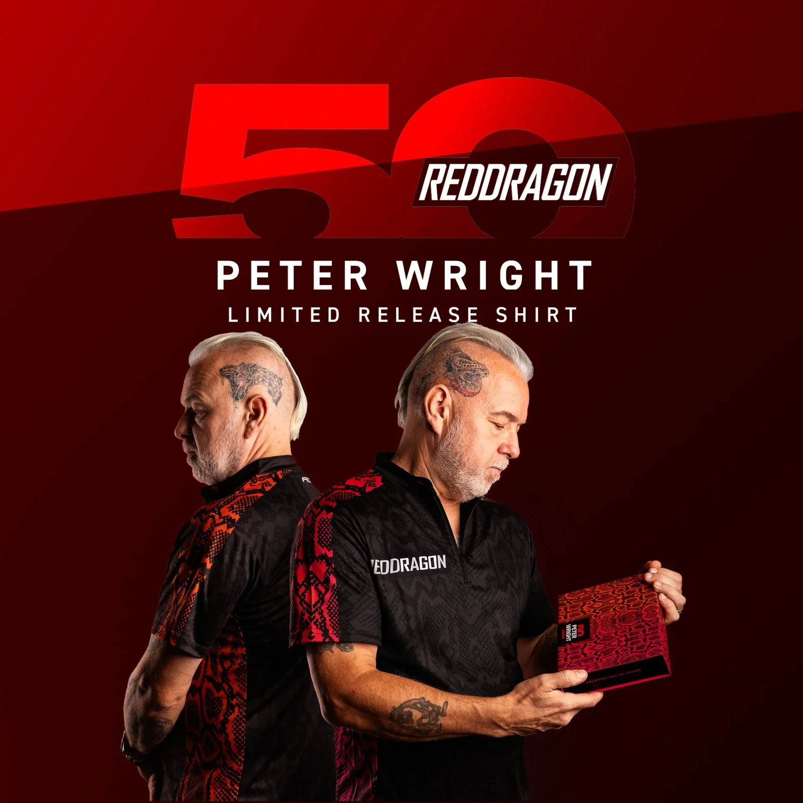 Peter Wright 50 Year Player Edition Shirt - Image 3