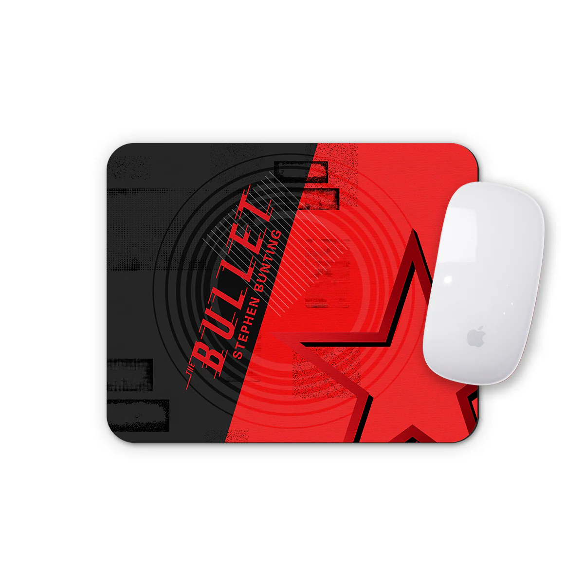 Stephen Bunting Jersey Style Mouse Pad