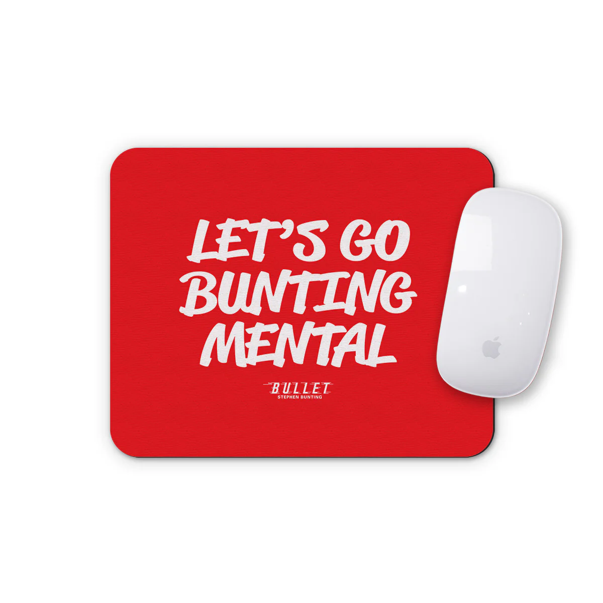Stephen Bunting Mental Mousepad Red
